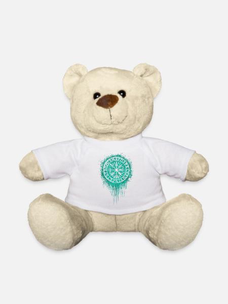 Wikinger Symbol - Runen - Mystisch - Magic - Teddy - Weiß