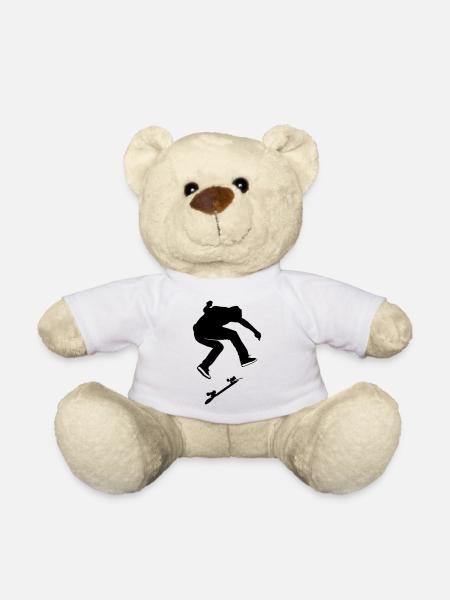 skateboard - Teddy - Weiß
