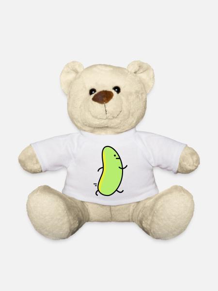 Lustige Bohne - Teddy - Weiß
