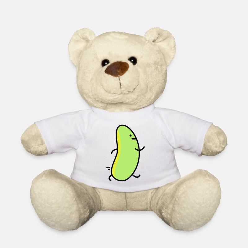 Lustige Bohne - Teddy - Weiß