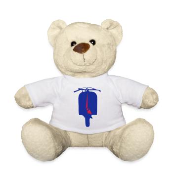 Electric Blue Canister Silhouette - Teddy - Weiß - Vorne