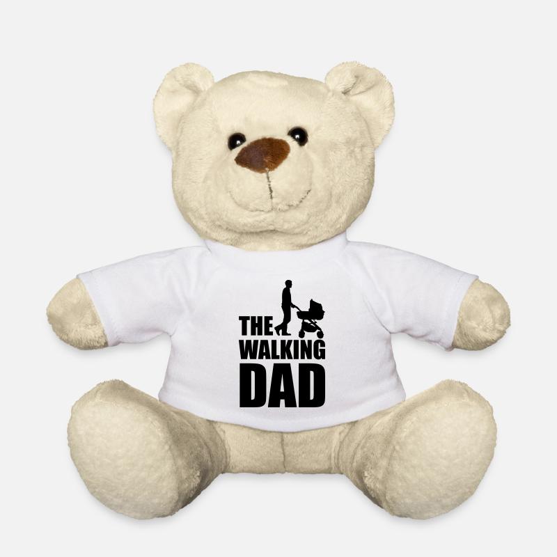 The walking dad - Nounours - blanc