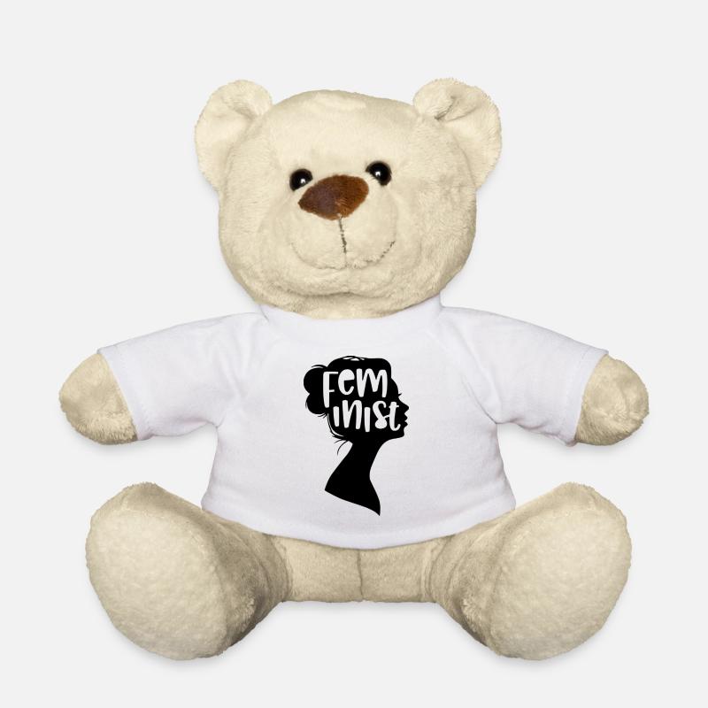 Feminist - Teddy Bear - white