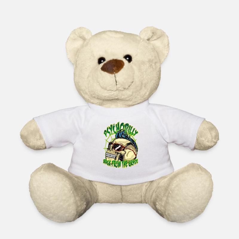 Psychobilly Back from the Grave - Nounours - blanc