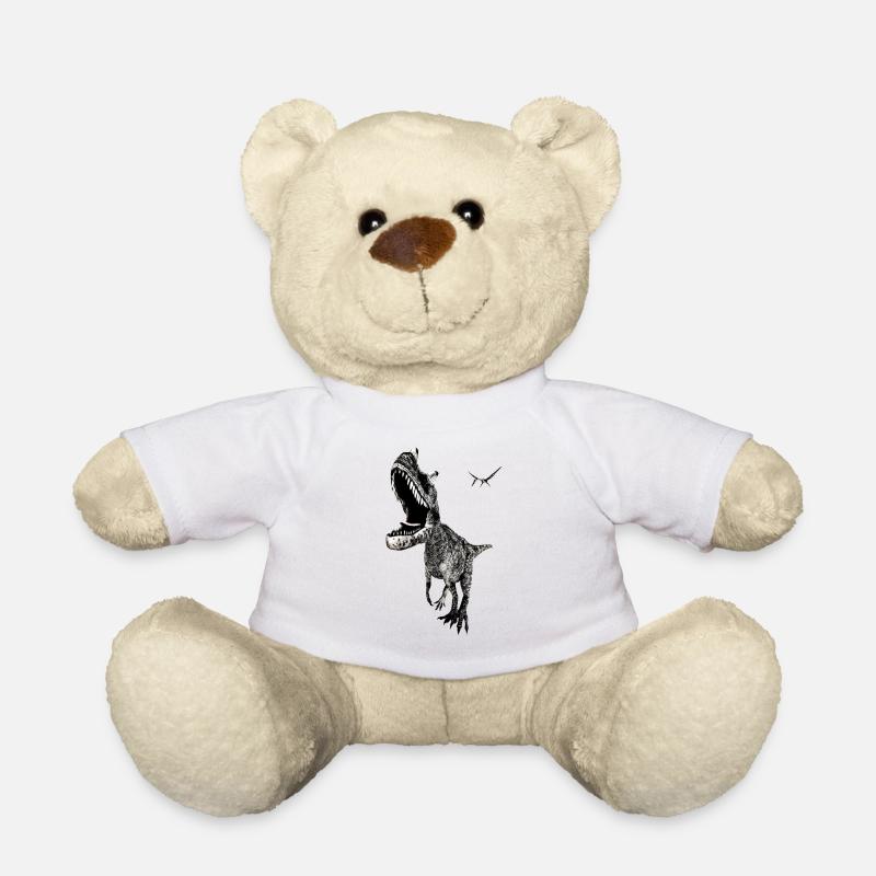 Dinosaurier Ceratosaurus - Teddy - Weiß