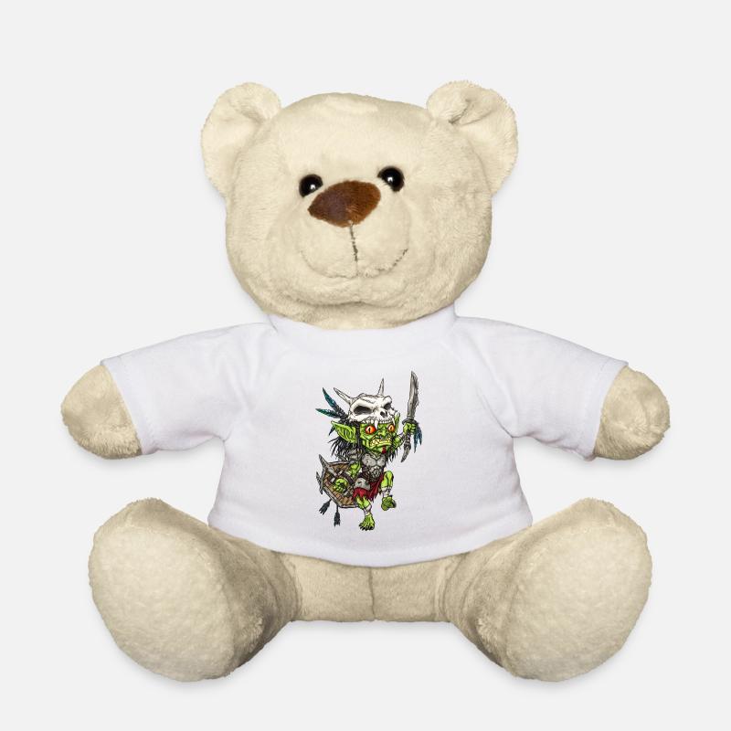 GOBLIN WARRIOR - Teddy Bear - white