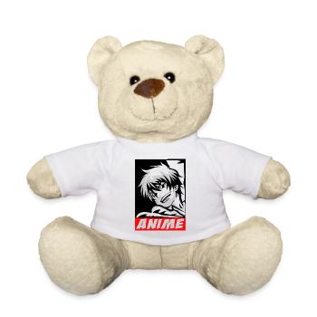 Anime Manga Boy - Teddy Bear - white - Front