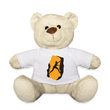 Rock Climbing - Teddy Bear - white - Front