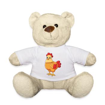 chicken - Teddy Bear - white - Front