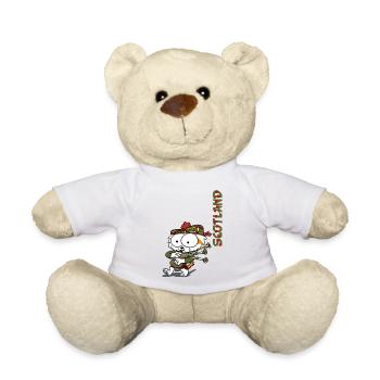 Scotland - Teddy Bear - white - Front