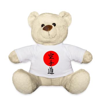 Inscription karaté - Nounours - blanc - Devant