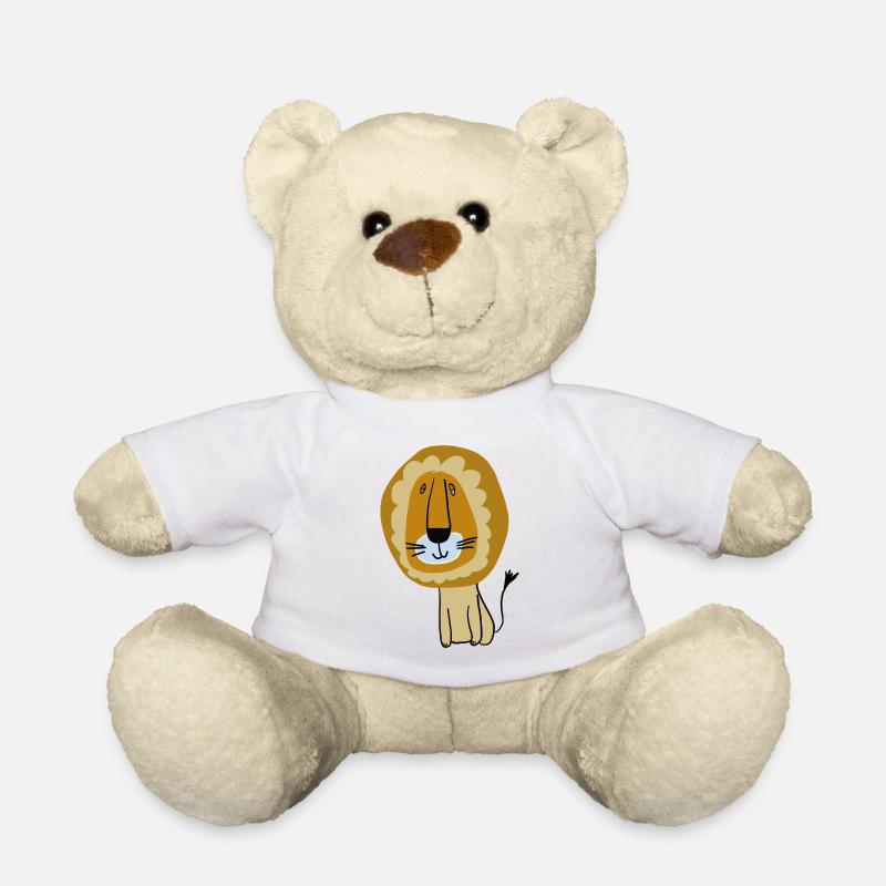 Löwe - Teddy - Weiß