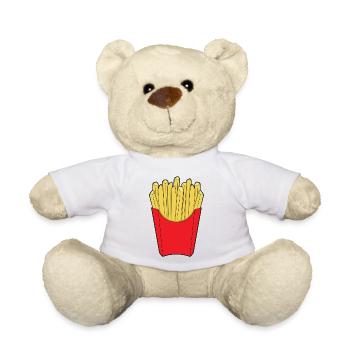 French fries - Teddy Bear - white - Front