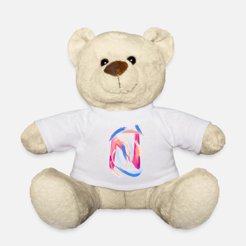 Letter "N" - Teddy Bear - white