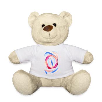 lettre "O" - Nounours - blanc - Devant
