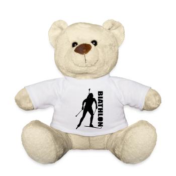 Biathlon Ski - Teddy - Weiß - Vorne