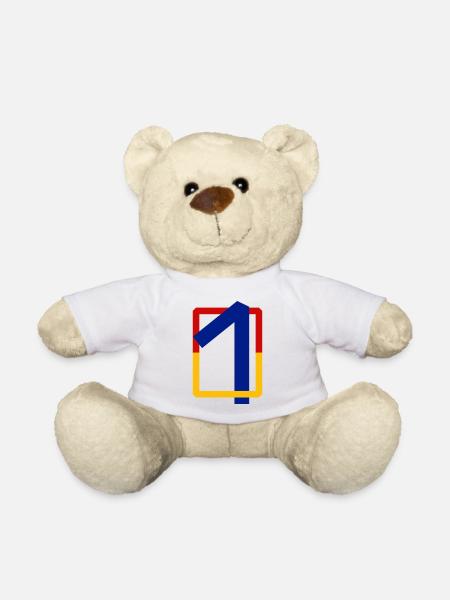 Zehn kantig - Teddy - Weiß
