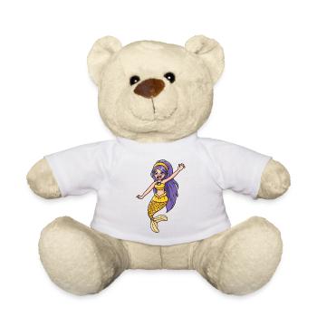 Mermaid - Teddy Bear - white - Front
