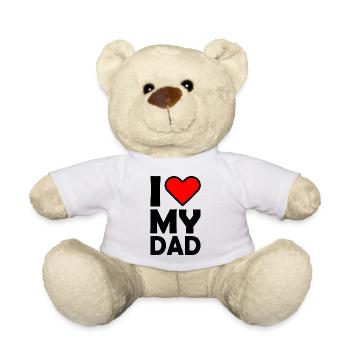 I love my dad - Teddy - Weiß - Vorne