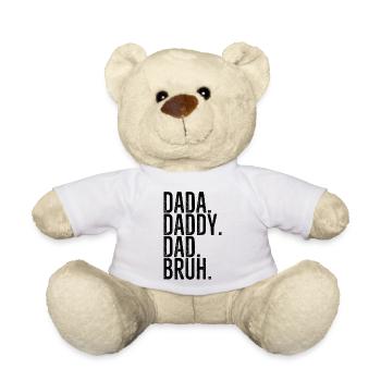 Dada Papa Papa Bruh - Nounours - blanc - Devant