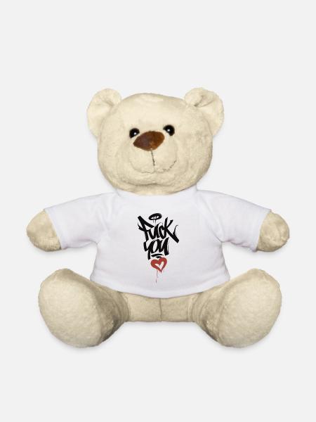 Fick dich - Teddy - Weiß