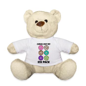 Sweets Humorous Donut Statement Delicious - Teddy Bear - white - Front