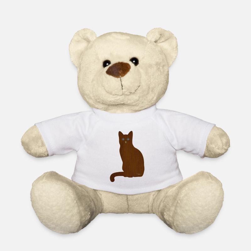 Katze Meow - Teddy - Weiß