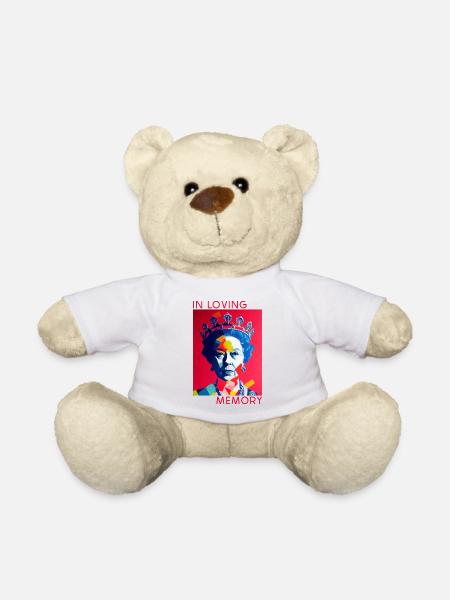 In Erinnerung an Queen Elizabeth - Teddy - Weiß