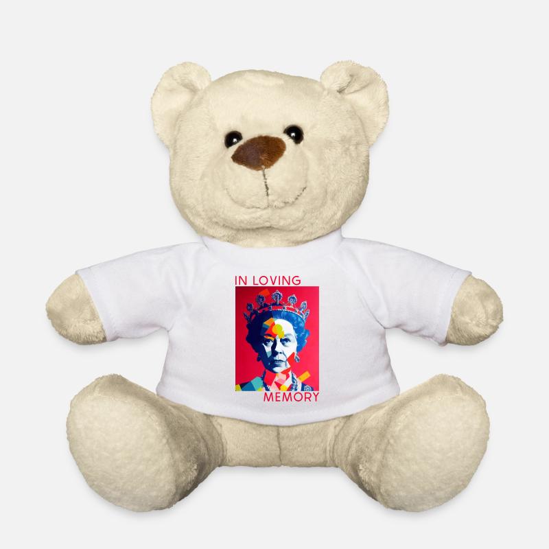 In Erinnerung an Queen Elizabeth - Teddy - Weiß