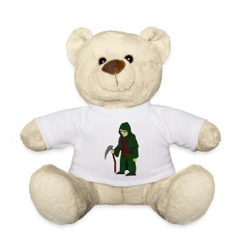 Sensenmann Halloween Gruselig Geschenkidee - Teddy - Weiß - Vorne