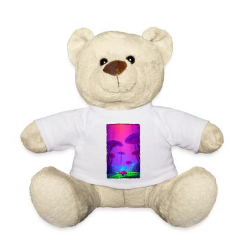 Mushroom Vertical Forest 2 - Teddy Bear - white - Front