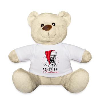 Santa SHAR Î.-P.-É. Joyeux Noël Chiens Wilsigns - Nounours - blanc - Devant