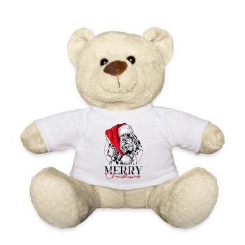 Santa SPINONE ITALIANO Merry Christmas Wilsigns - Teddy Bear - white - Front