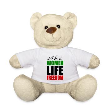 Women life freedom iran - Nounours - blanc - Devant