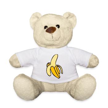 banane 4 A - Nounours - blanc - Devant