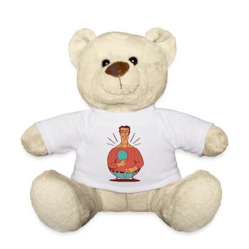 Ping Pong Outfit Tischtennisschläger Pingpong - Teddy - Weiß - Vorne