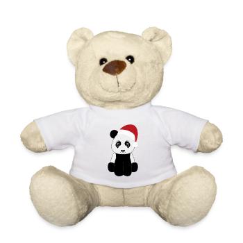 Panda Noël - Teddy Bear - white - Front