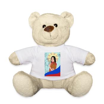 Philippines Filipina Pride Flag Pinay I Gift - Teddy Bear - white - Front