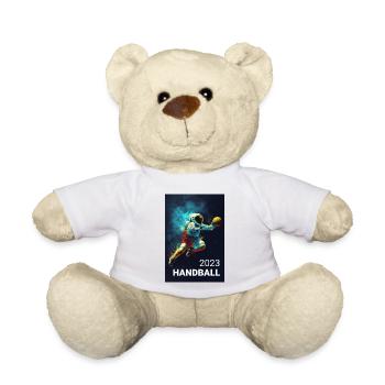 2023 Handball WM - Player in Space - Teddy - Weiß - Vorne