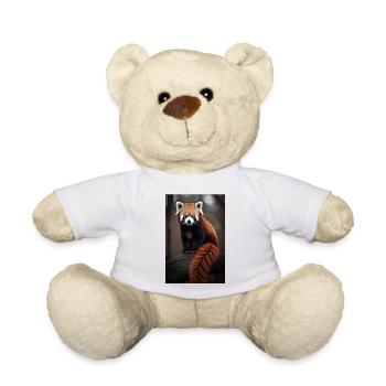Red Panda Little Panda Cute Kawaii - Teddy Bear - white - Front