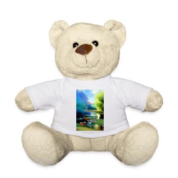 Abstrakte Muster und Formen - Teddy - Weiß - Vorne