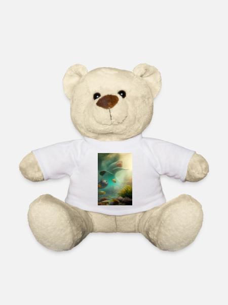 Fische, Aquarium - Teddy - Weiß