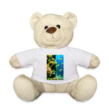 Fish, Aquarium - Teddy Bear - white - Front