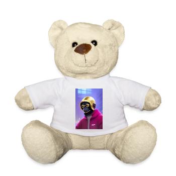 singe cool - Nounours - blanc - Devant