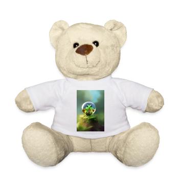 Frosch Kugel - Teddy - Weiß - Vorne