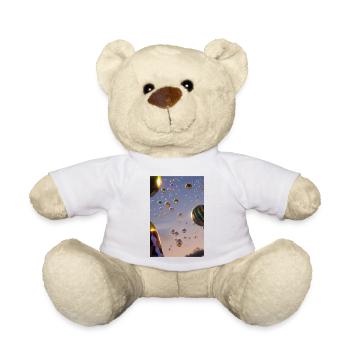 Bunte Seifenblase - Teddy - Weiß - Vorne
