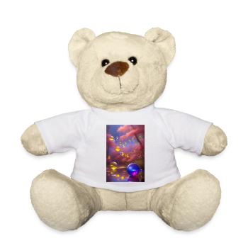 Bunte Seifenblasen - Teddy - Weiß - Vorne