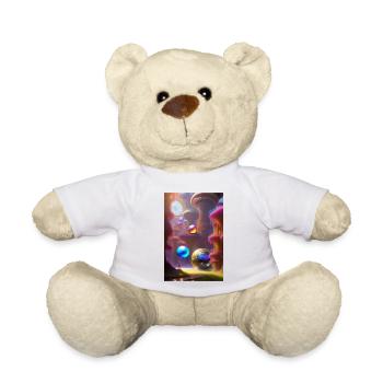 Bunte Seifenblasen - Teddy - Weiß - Vorne