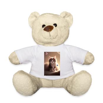 Baby Katze - Teddy - Weiß - Vorne