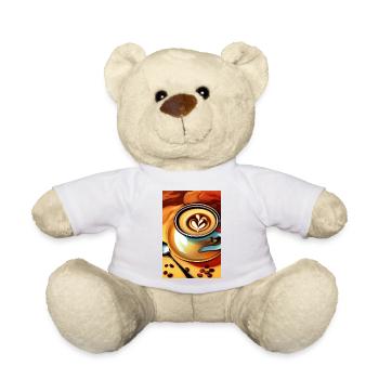Kaffee, Kaffeebohnen - Teddy - Weiß - Vorne
